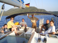 Segel-Crew Kroatien