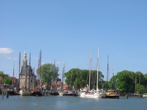 Segeltörn Ijsselmeer: Hafeneinfahrt Horn