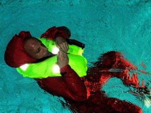 Rettungsweste im Einsatz